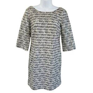 JESSICA SIMPSON quarter sleeve lace shift dress gray Women's size 2